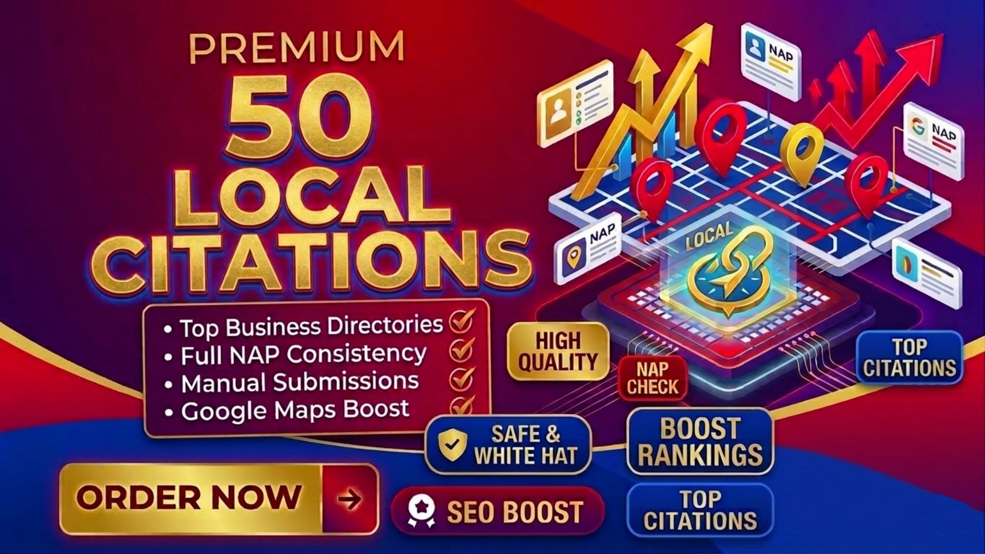 I Will Build 50 High Quality Local Citations for Your...