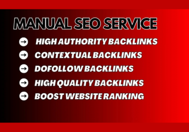 Monthly off page SEO service using authority white hat dofollow backlink provide