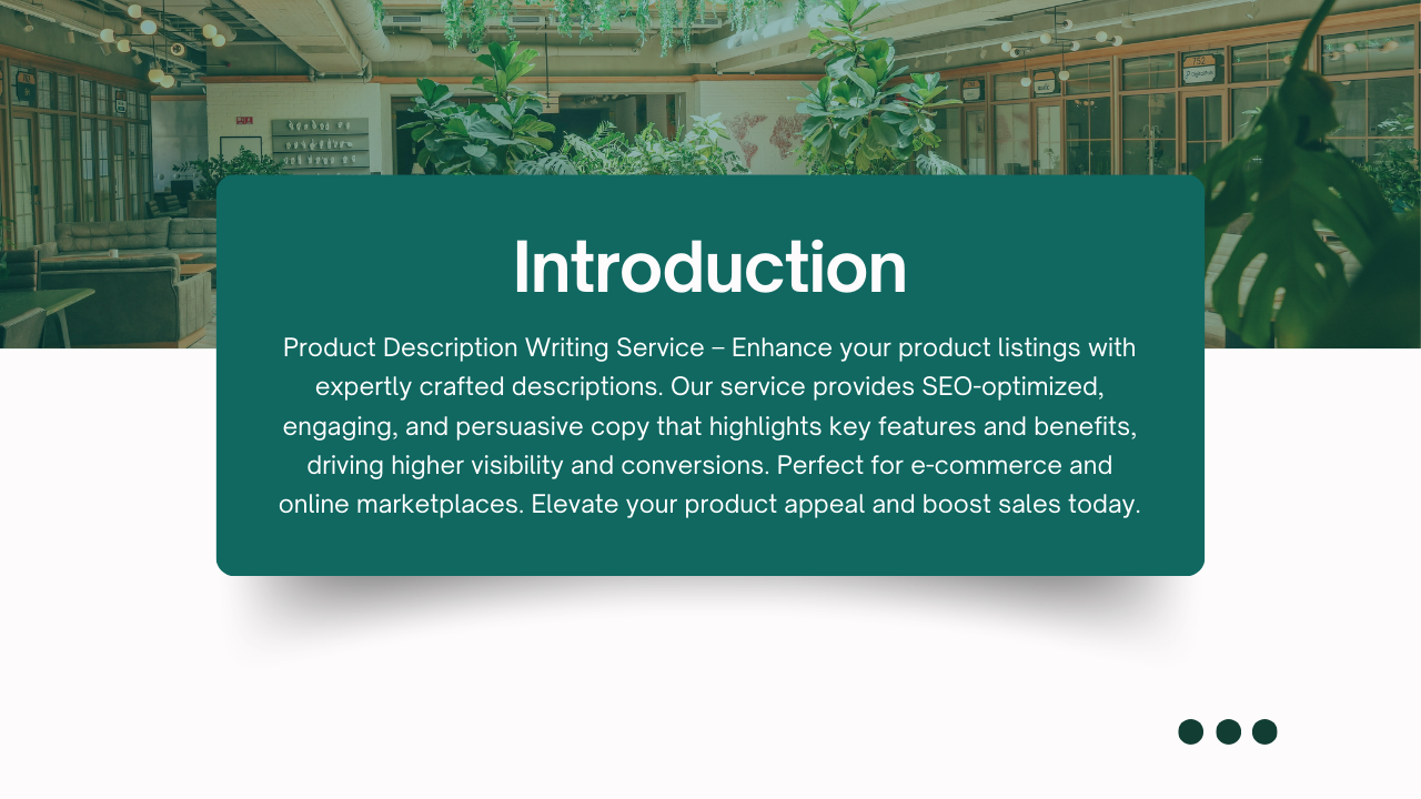 I will write a Professional Product descriptions