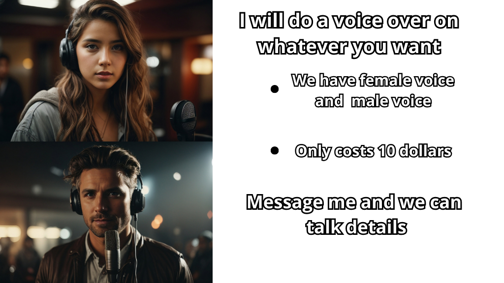 i will deliver professional voice over services for y...