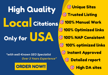 I will do 50 High Quality USA Local Citation for Top ...