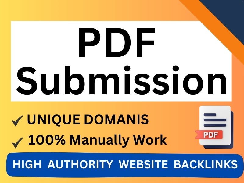 I will Provide 120 manual PDF submission to top 120 P...