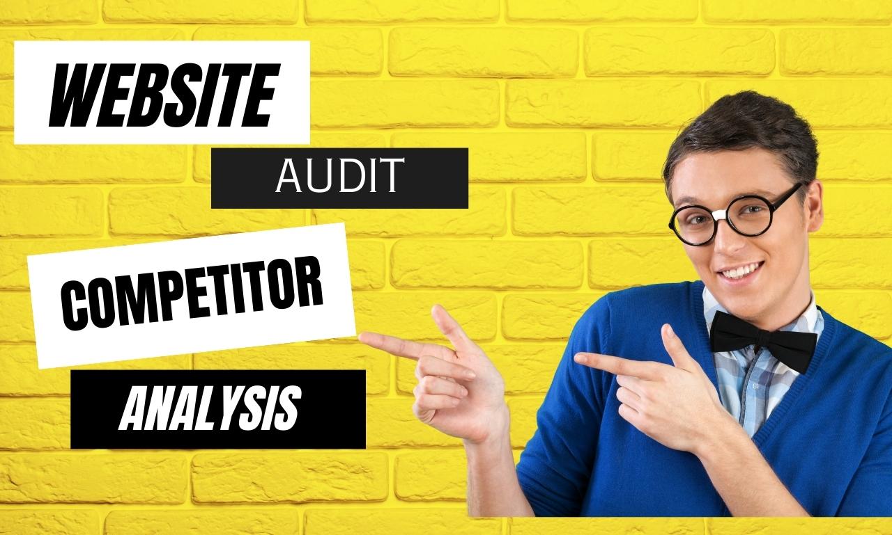 Unique keyword research,competitor analysis,seo audit on your website