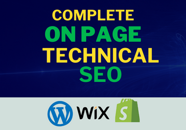 I will optimize technical and on page SEO for wix, s...
