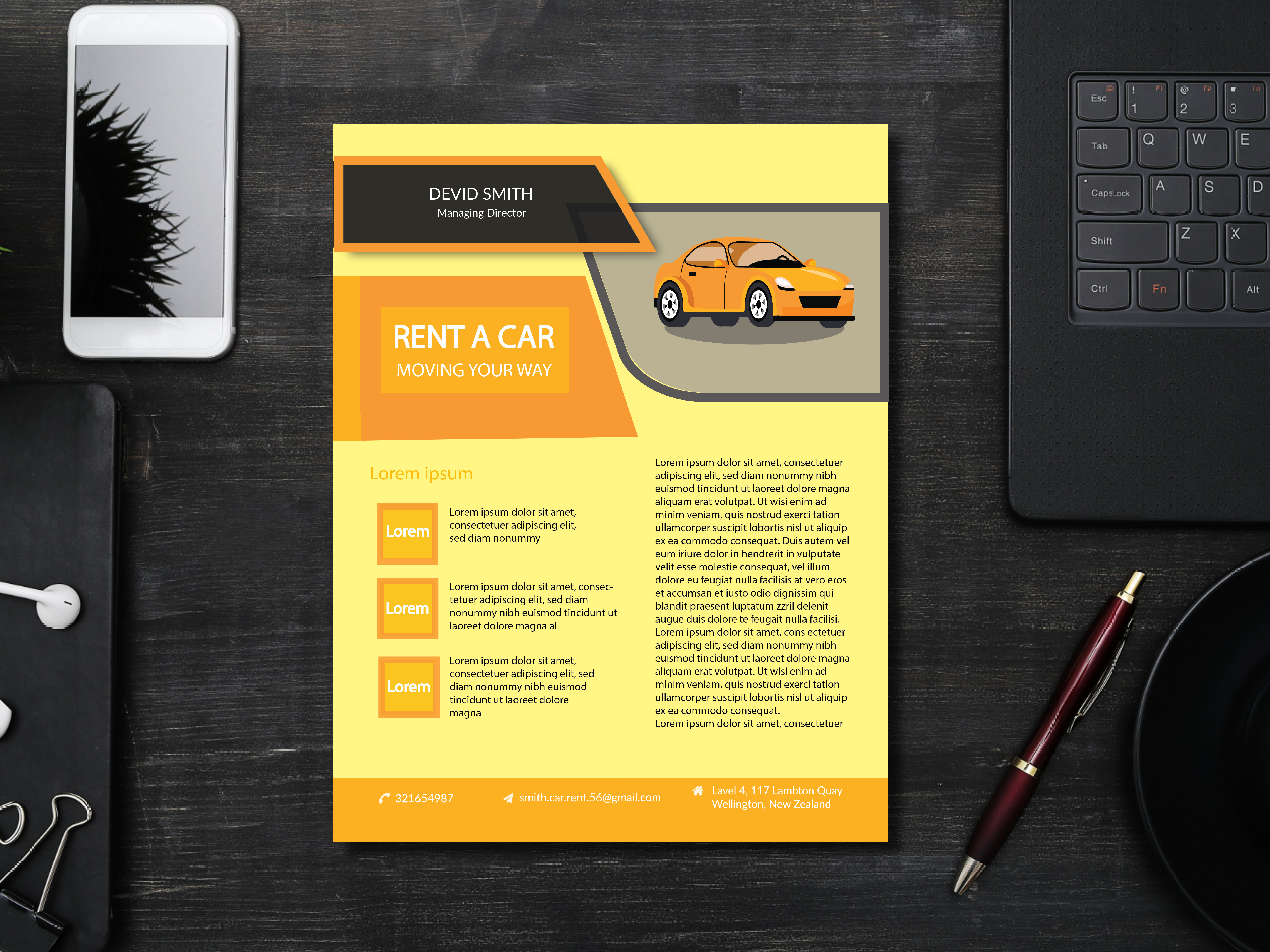 I will create professional & Aesthetic Flyer 