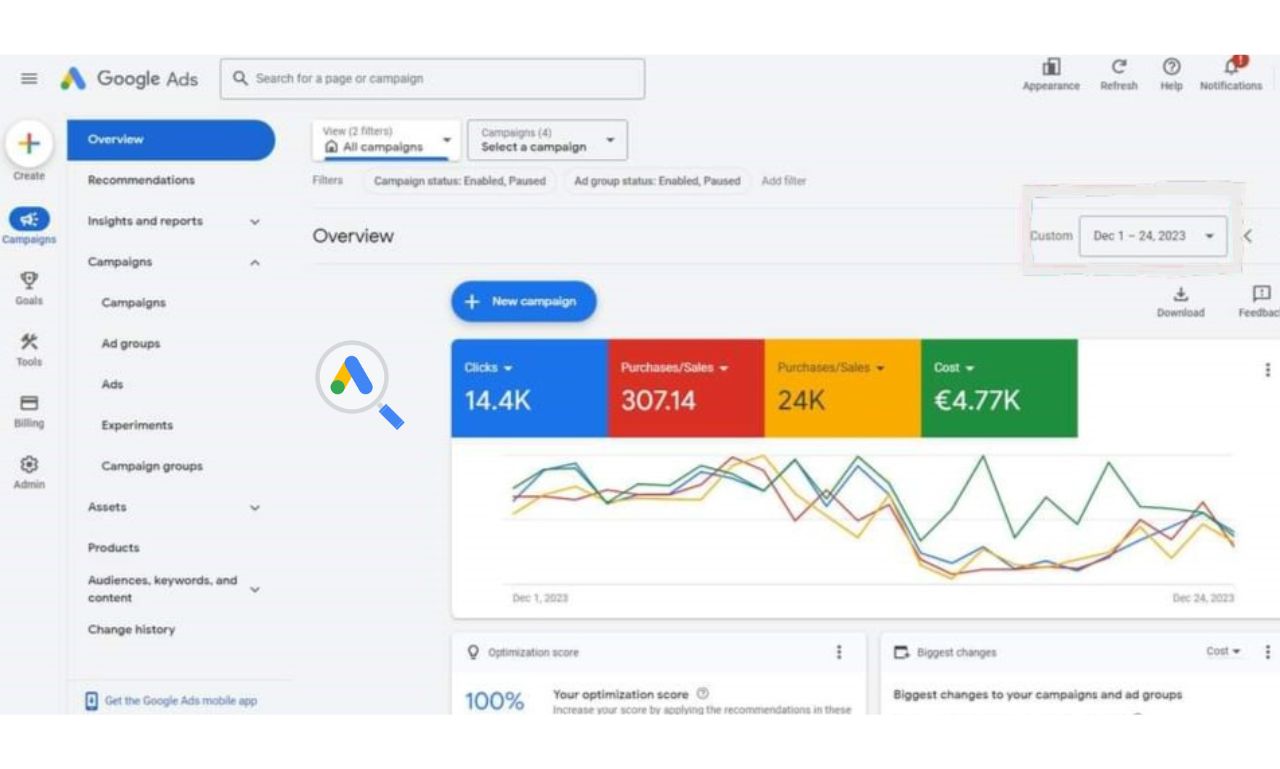 I will create google adwords google ads google search ads ppc campaign