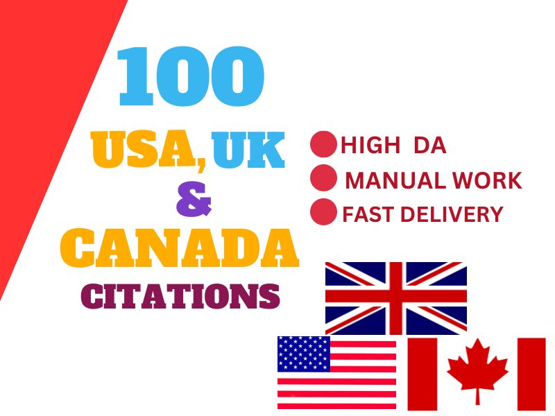 I will do 100 high quality local citations for local ...