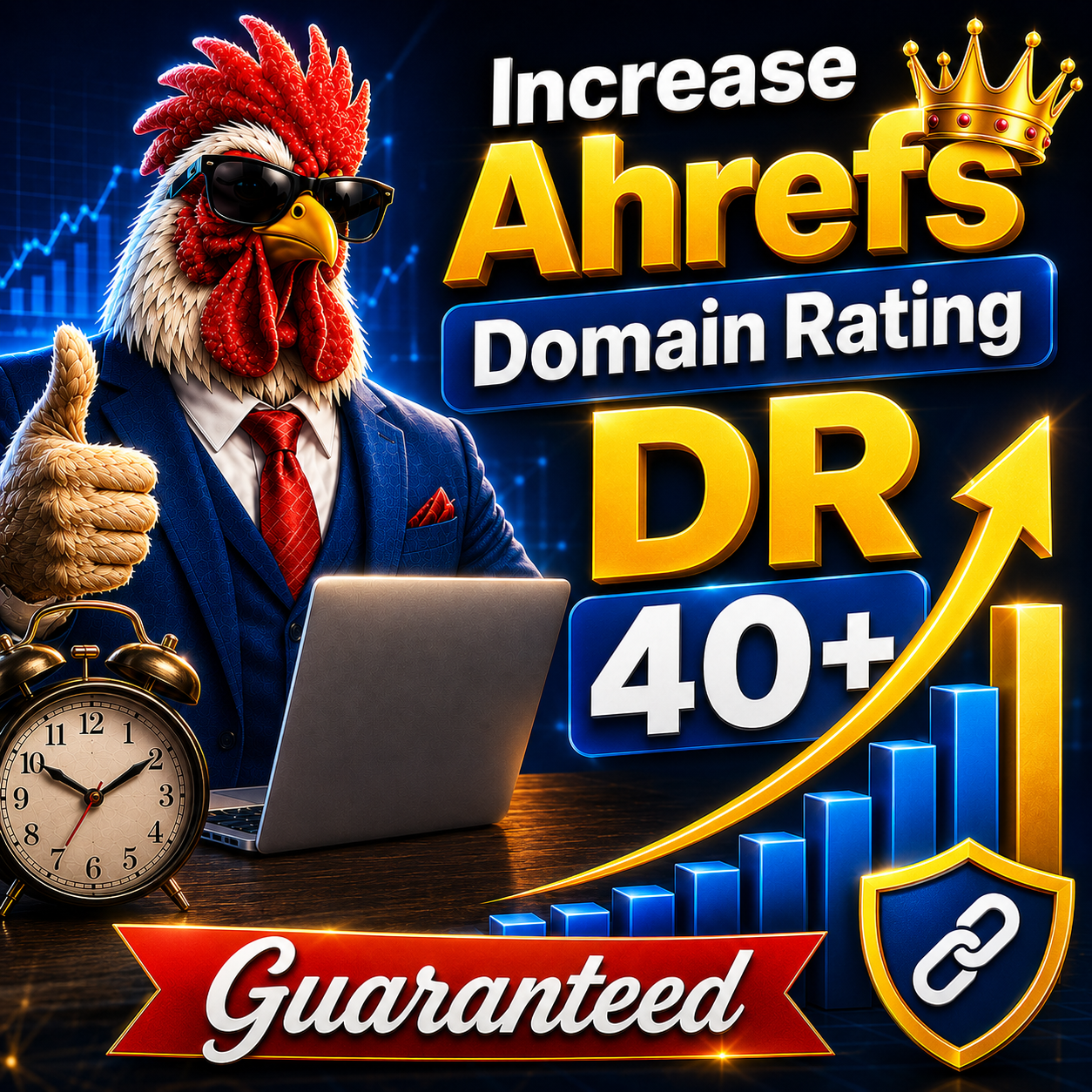 Increase Your Website Domain Rating 40 plus DR 40+ Ahrefs DR