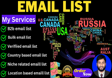 collect a niche targeted active email and bulk email ...