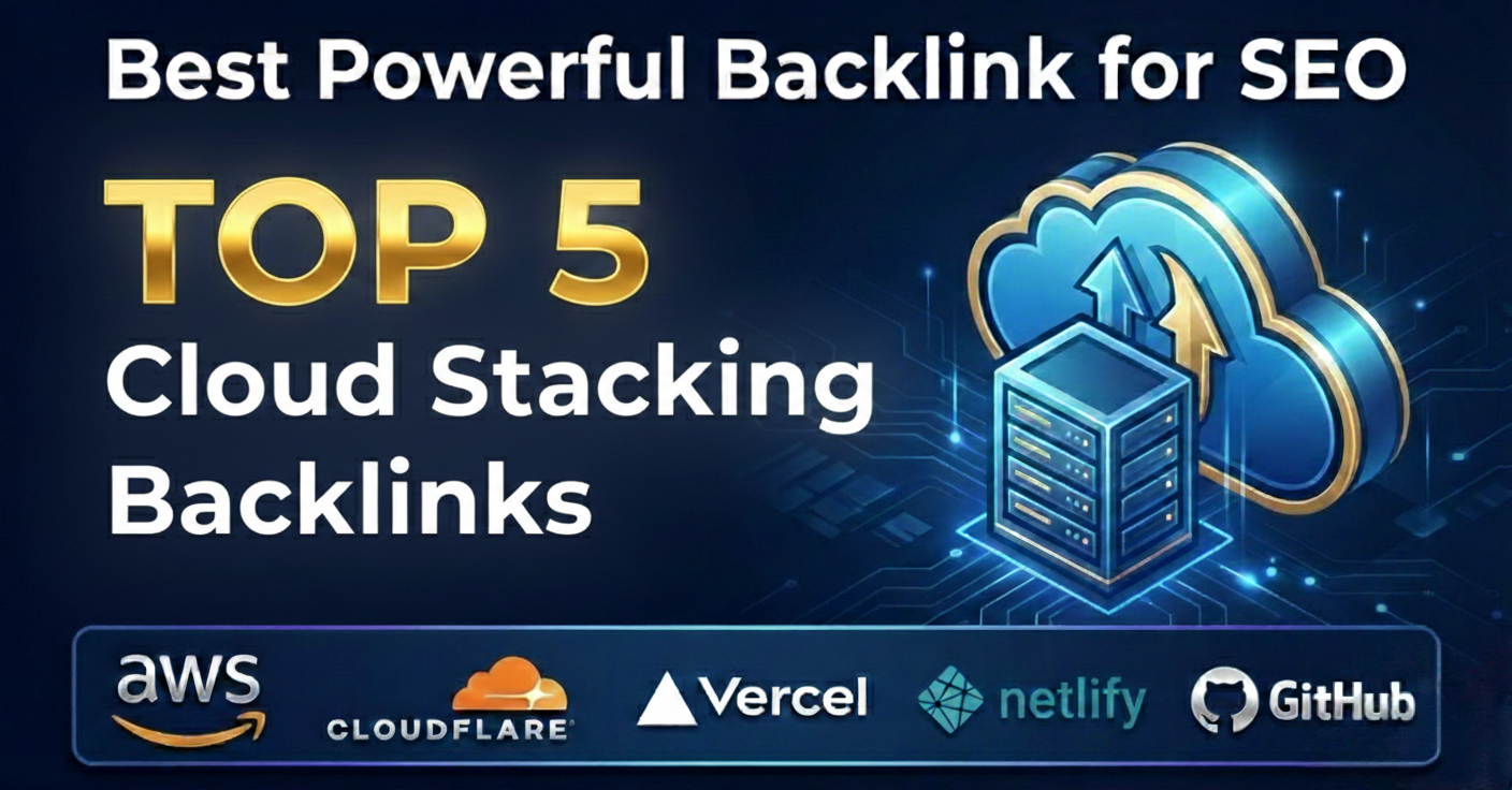 I Will Provide 5 Powerful Cloud Stacking Backlinks for Website SEO