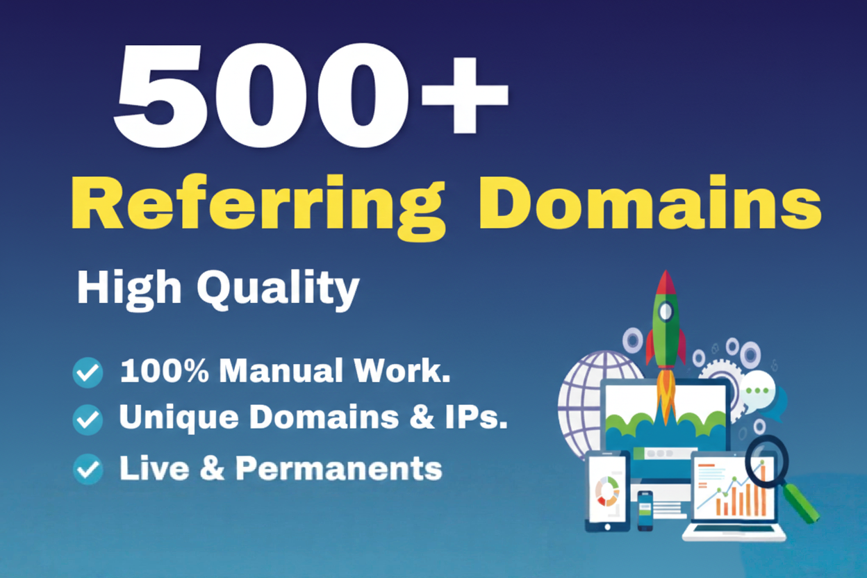 Get Top 500 Ahrefs Referring Domains Service