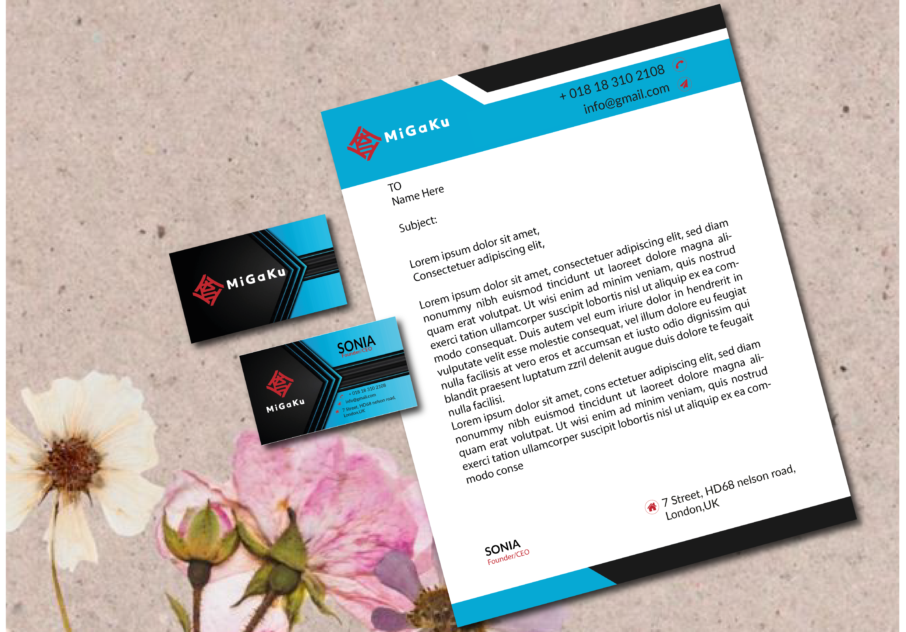 Branding for your business letterhead