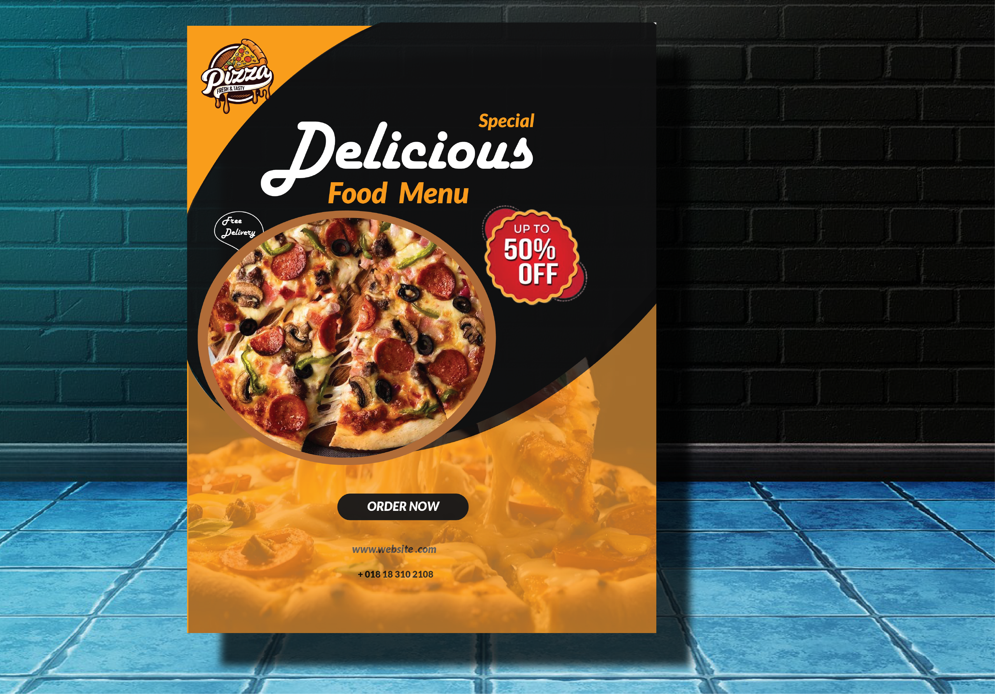 I will create a flyer design for any shop ,restaurant and any cafe 