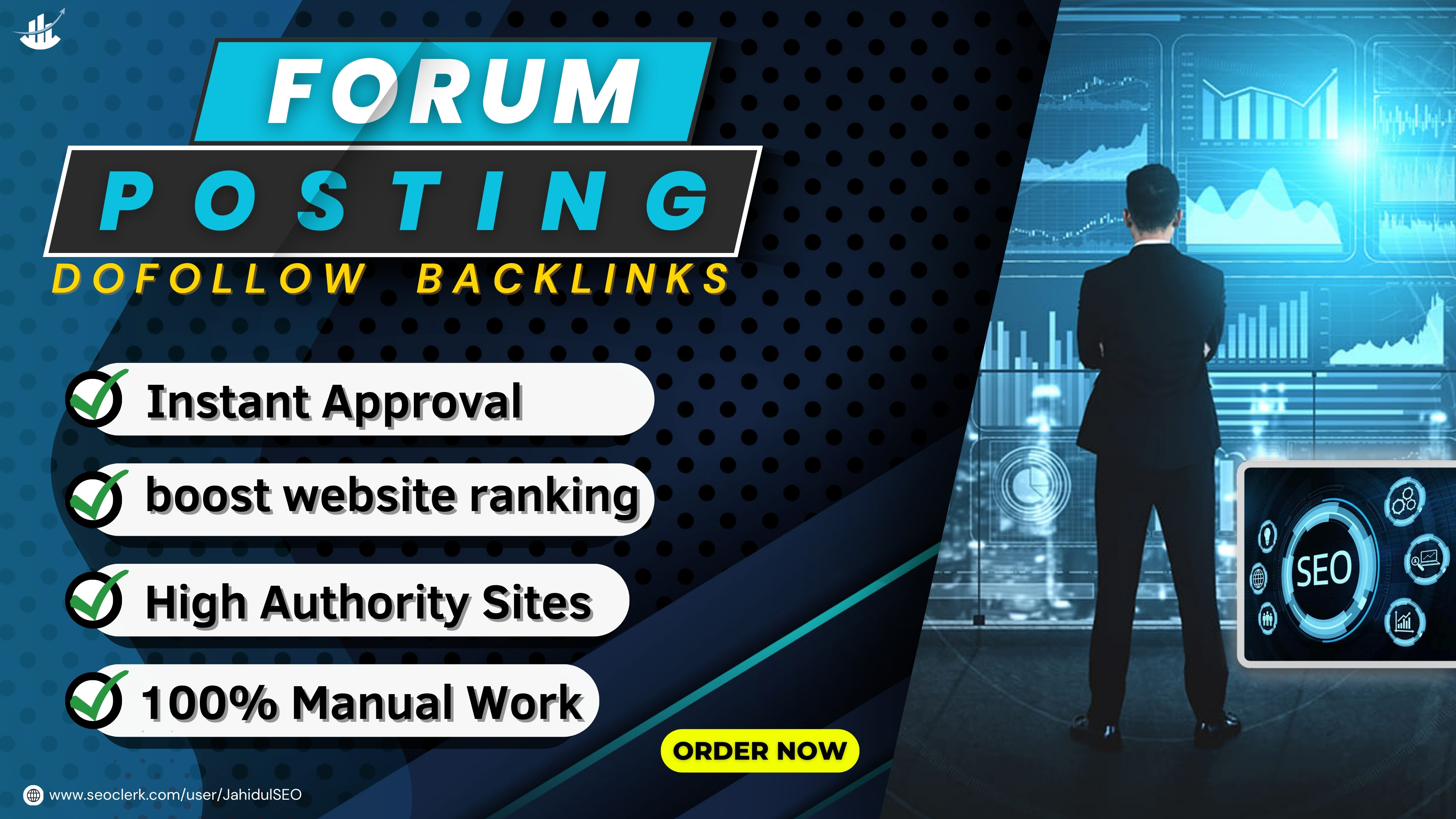 Get VIP Rank with 50+ Forum Posting Dofollow SEO Back...