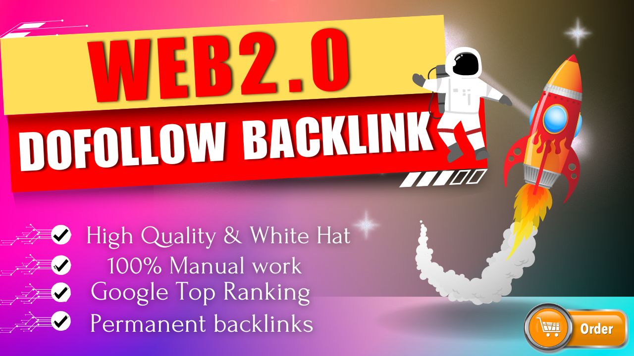 Manually Build 20+ Web 2.0 Dofollow Backlinks on DA 9...