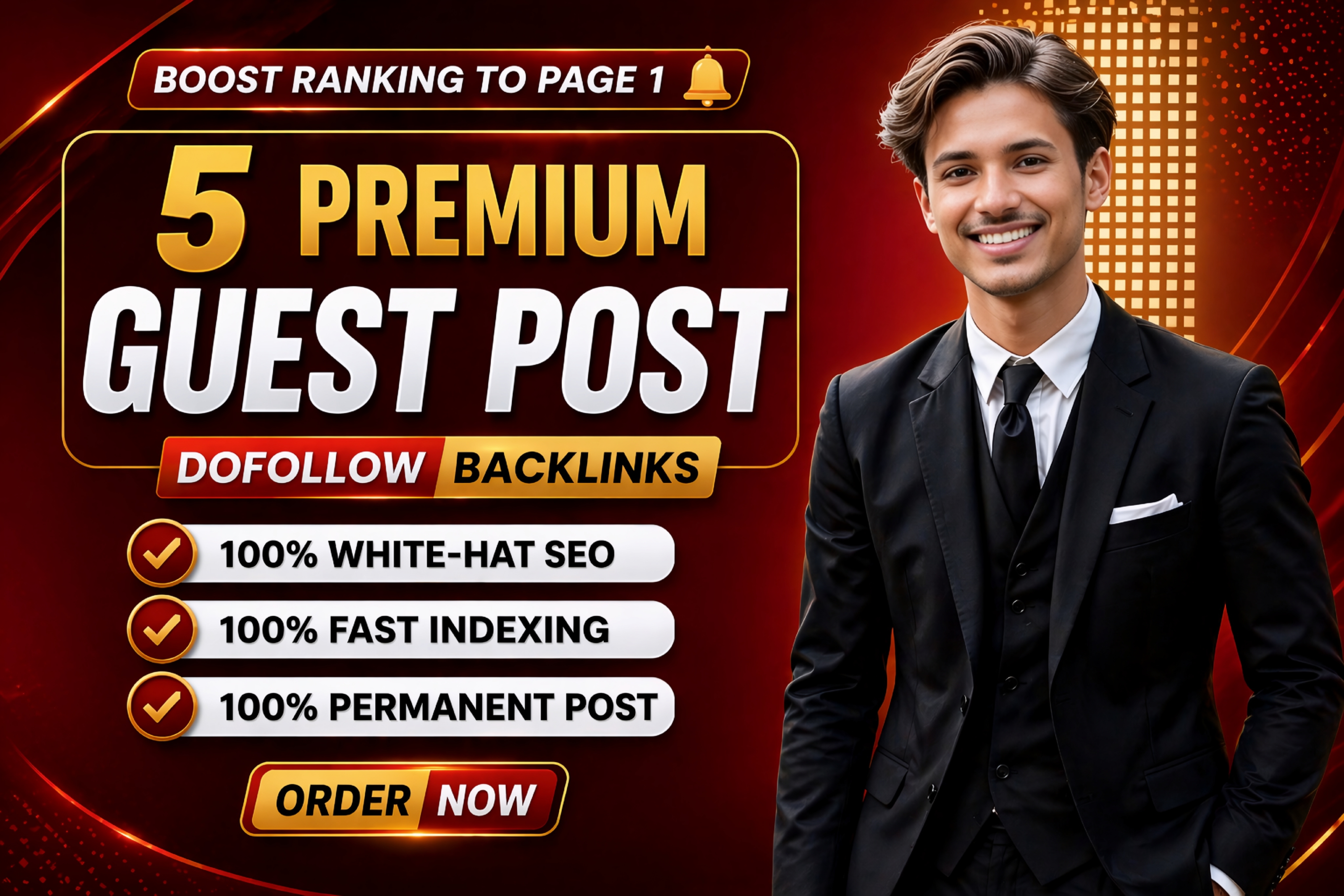 Publish TOP 5 Premium Guest Post High DA 50 to 70+ Do...