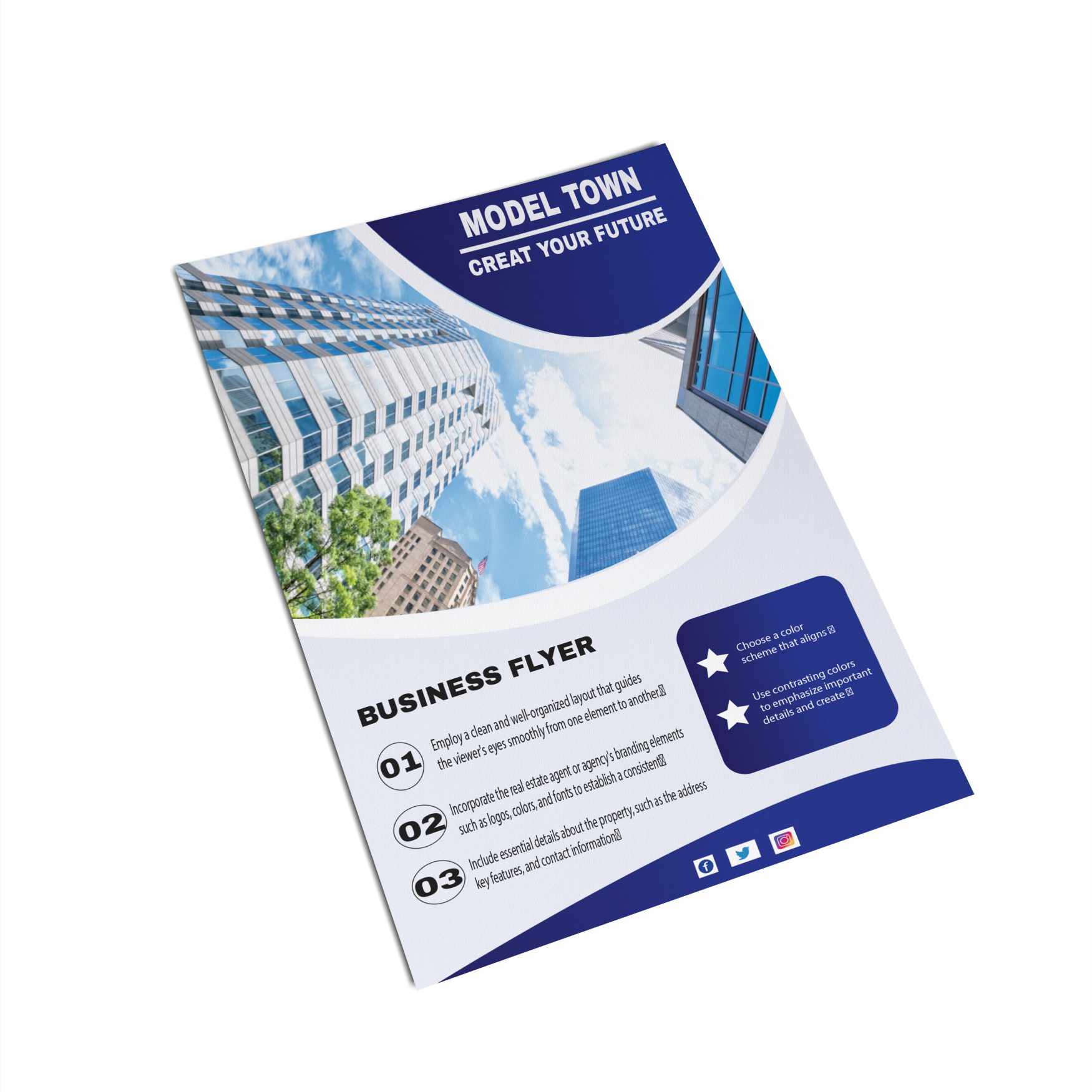 I will do a professional flyer design your business