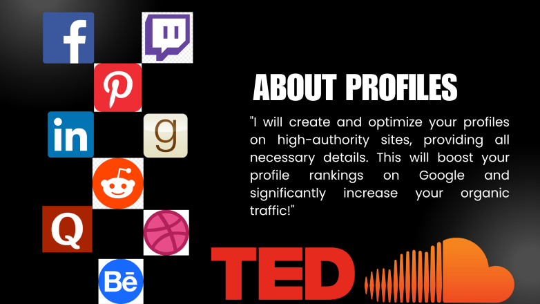 SuperCharge your website with 100 DA 70-90+ Profile Backlinks