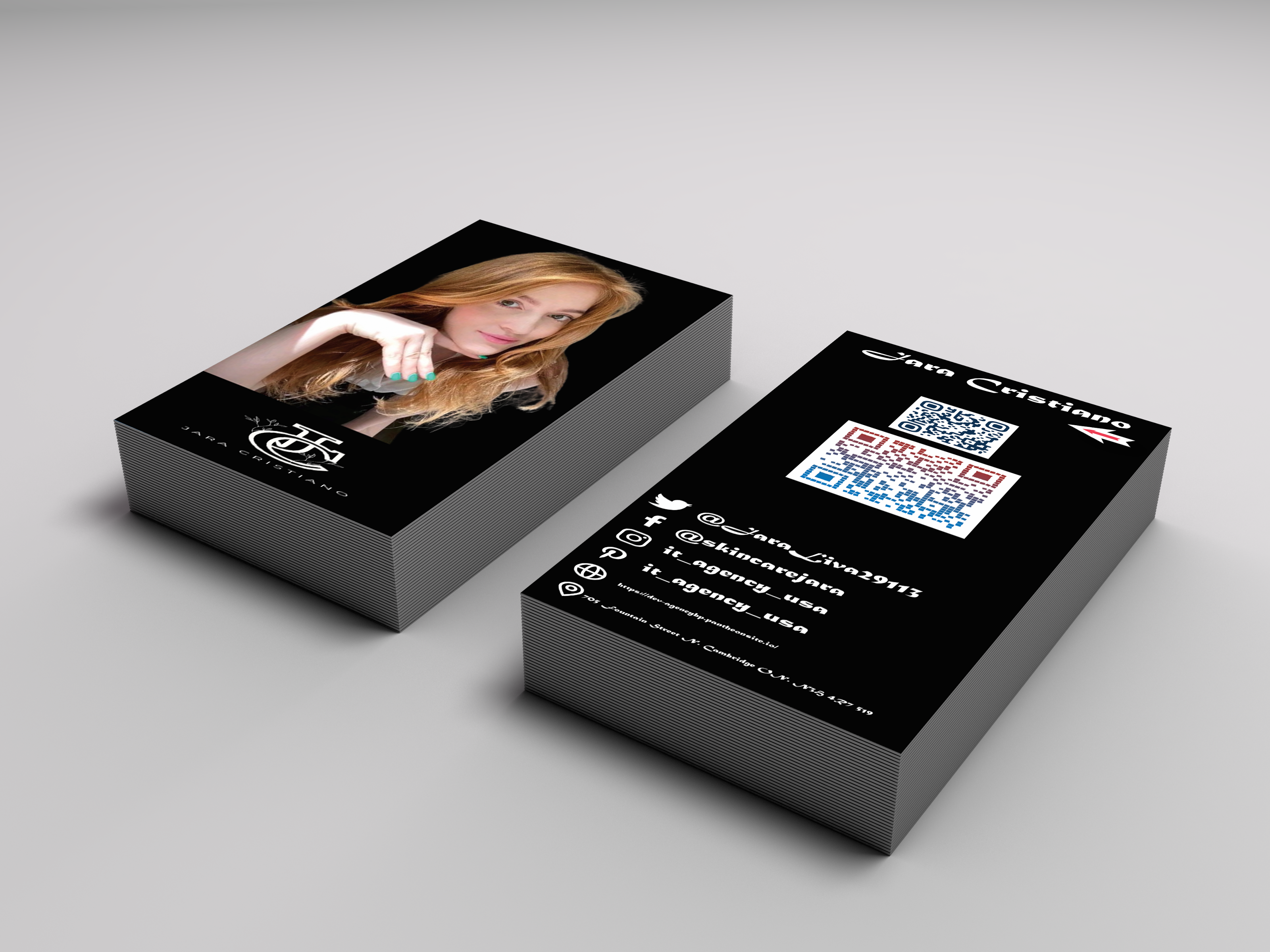 I will design your luxury minimalist business card