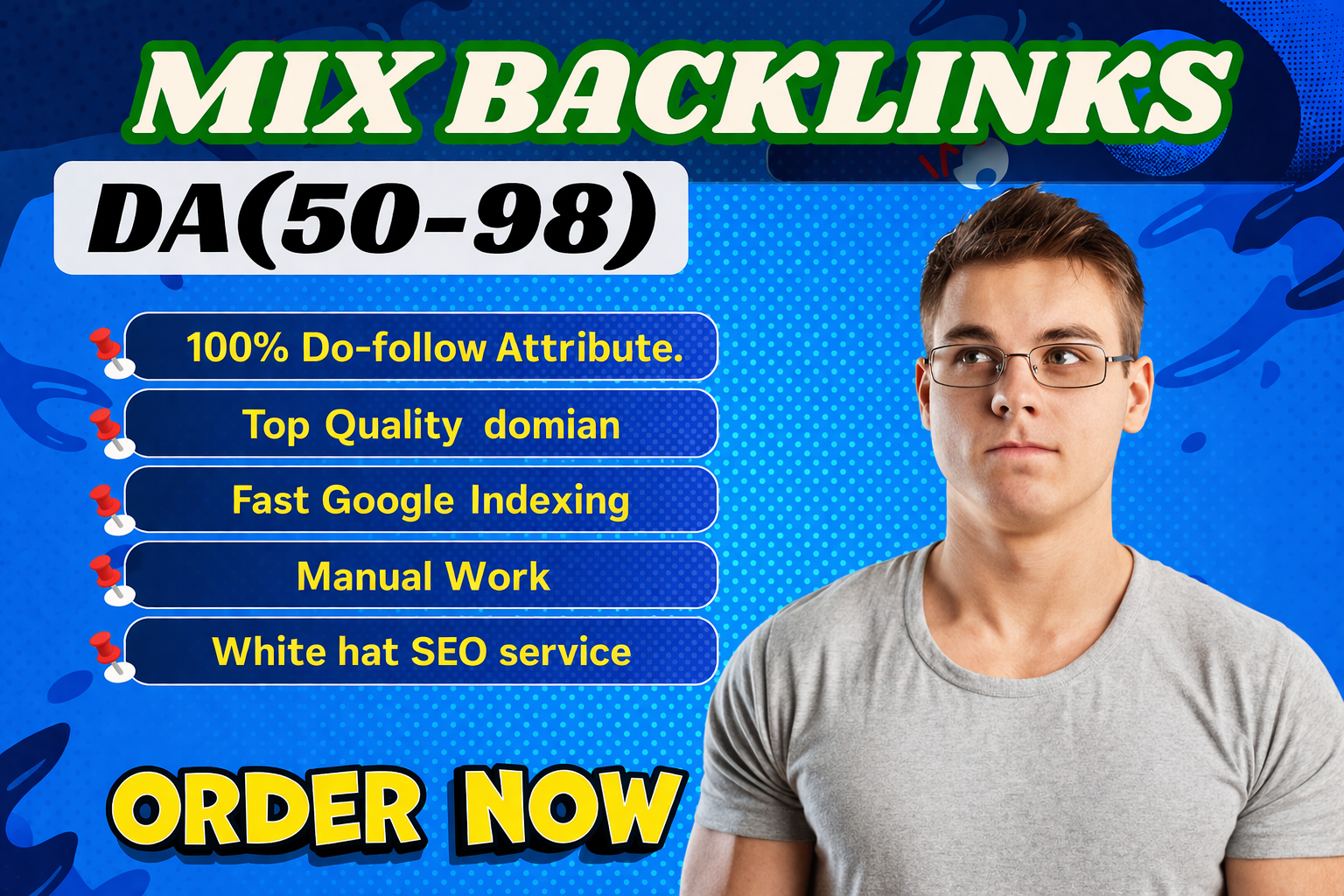 I will 120 build high quality Mix SEO backlinks for w...