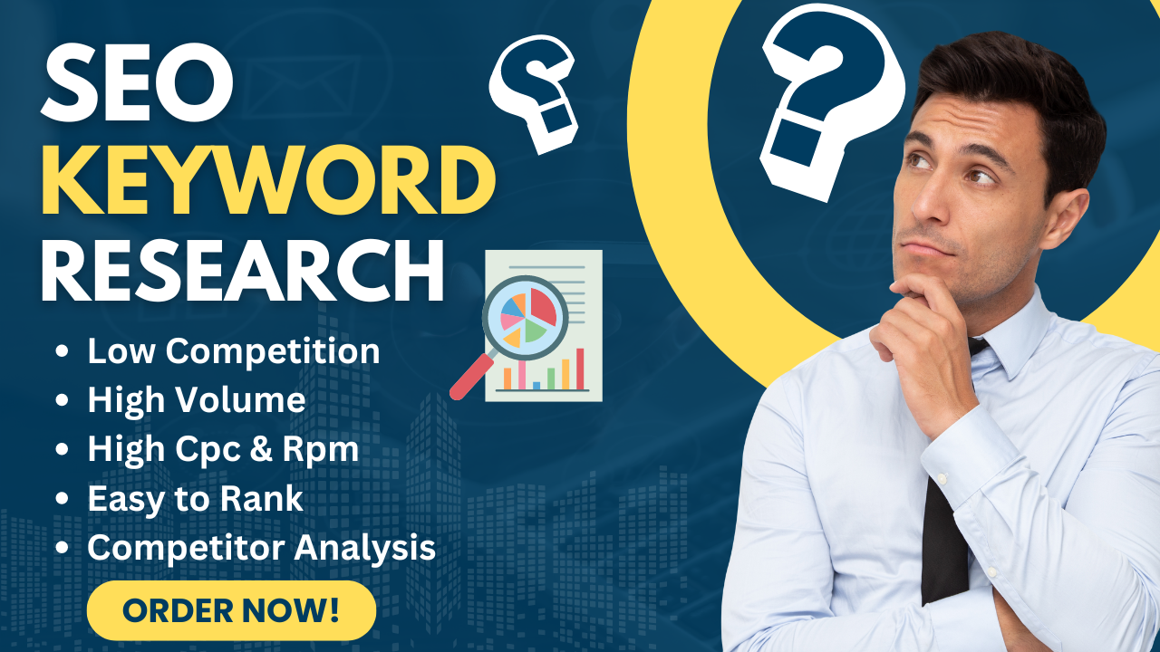 I will do easy rank and low competition niche researc...