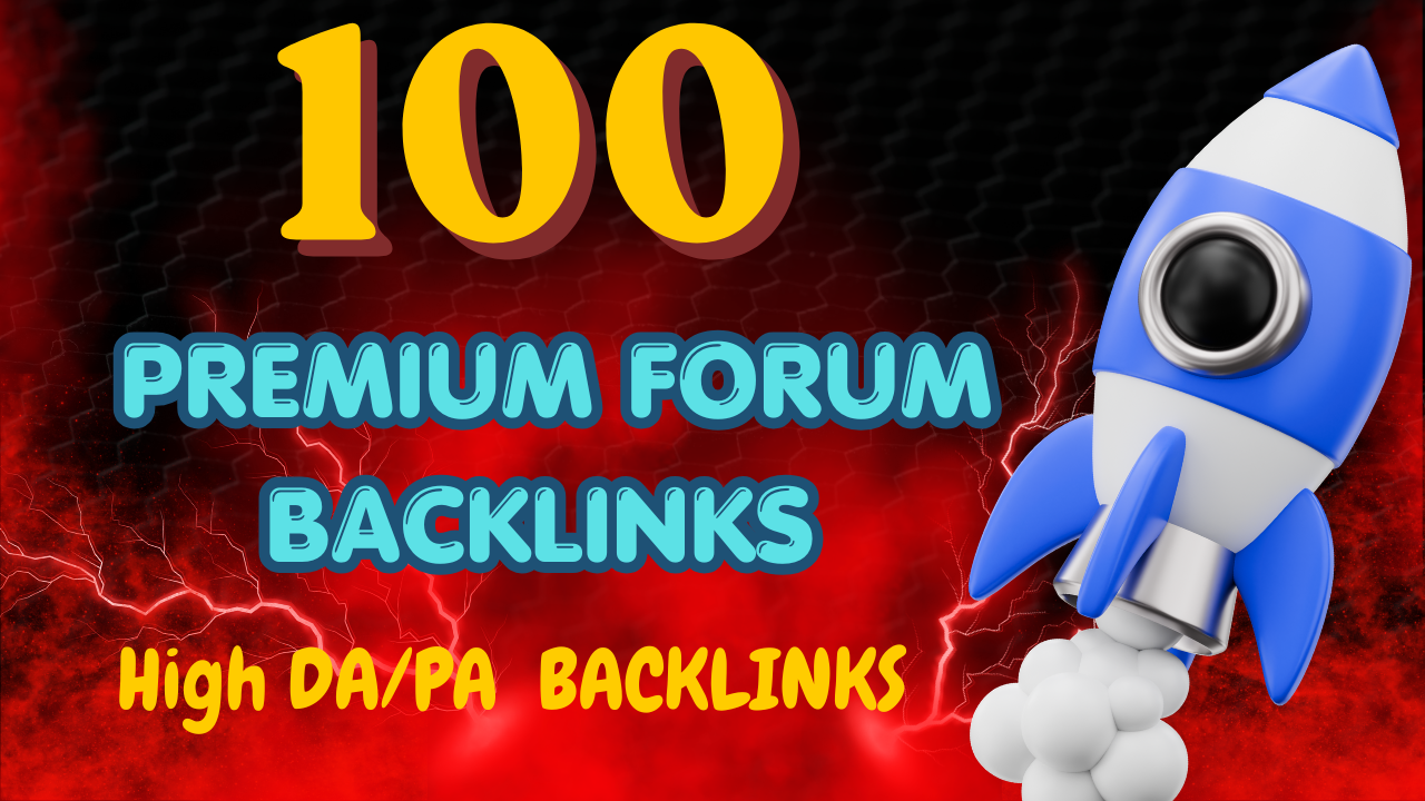 I Will Create 100 Forum Backlinks That Drive Real Traffic & Improve Rankings