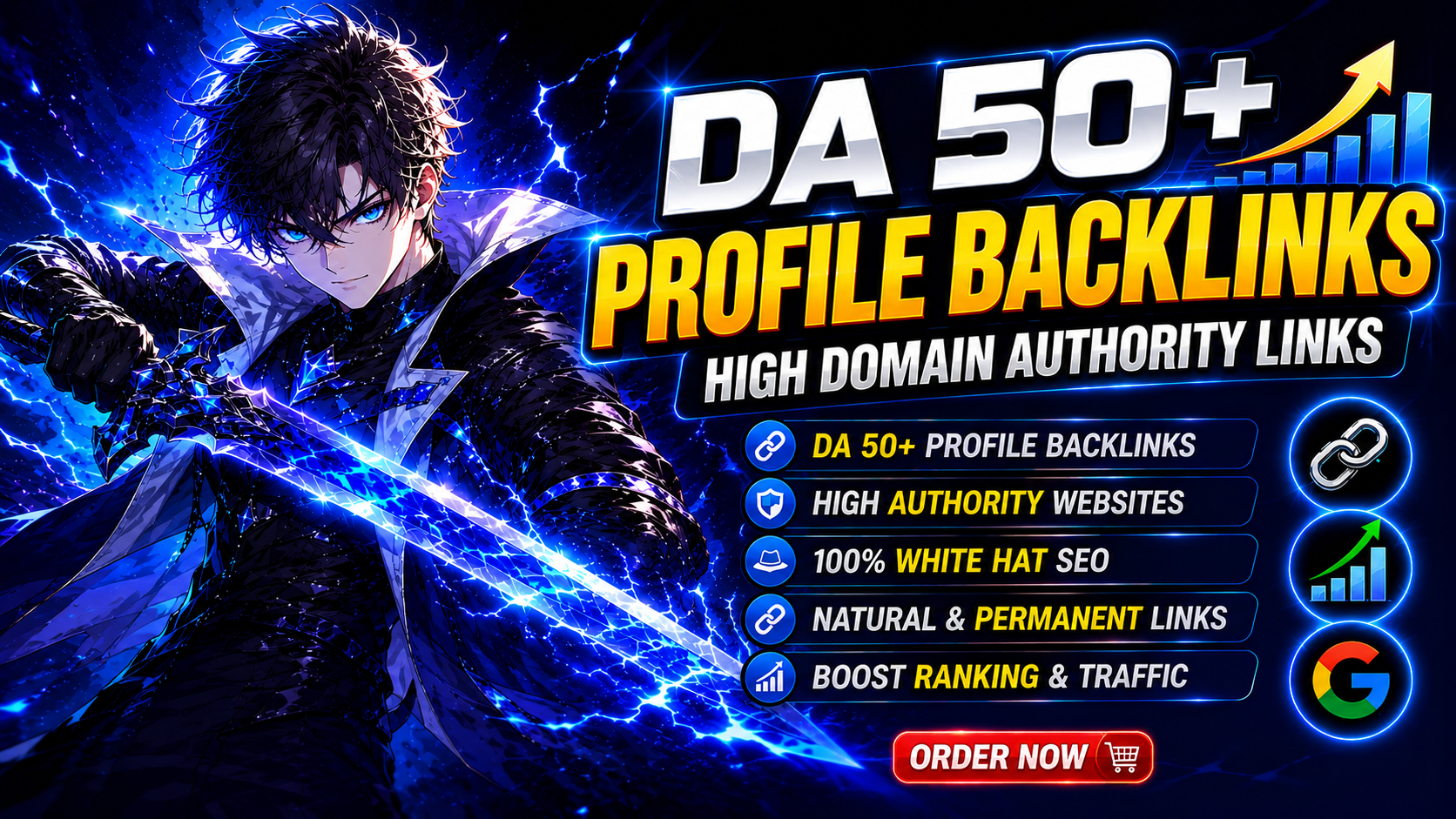 150 High DA/DR Profile Backlinks 100% Manual & White Hat SEO Boost