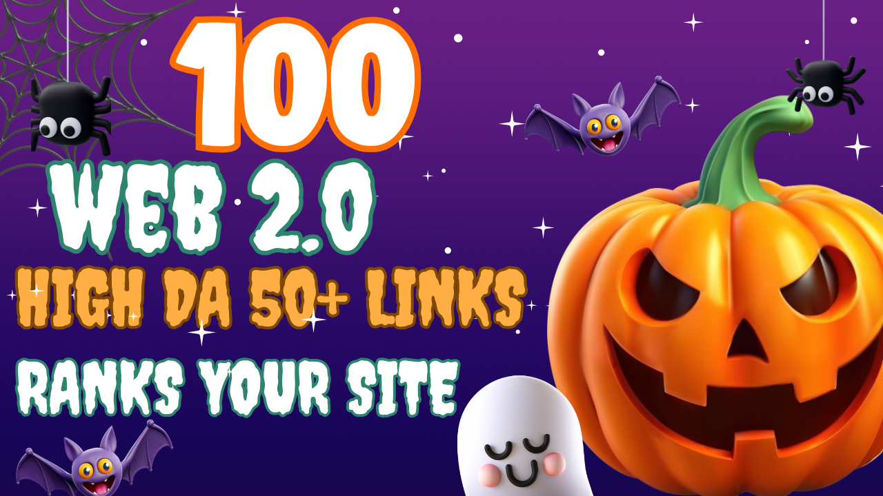 100 High DA Web 2.0 Backlinks Premium SEO Link Buildi...