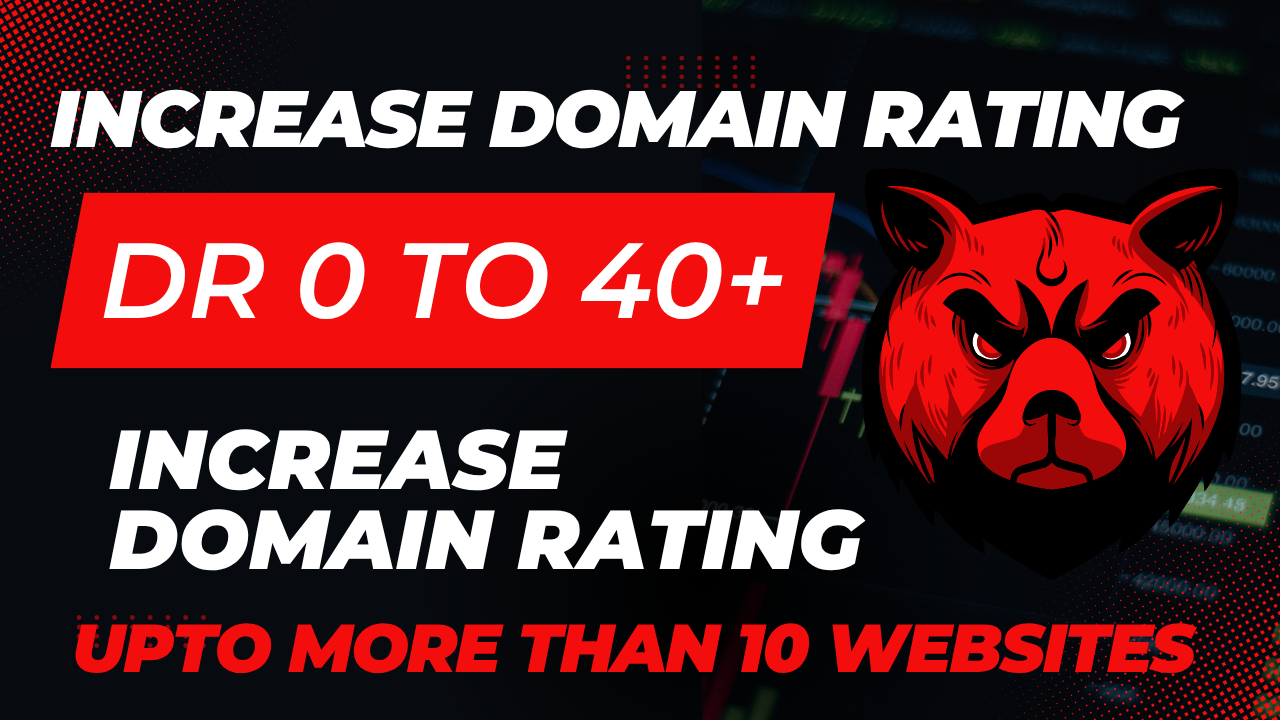 Ahrefs DR 40+ Boost Safe, Manual & Result-Driven...