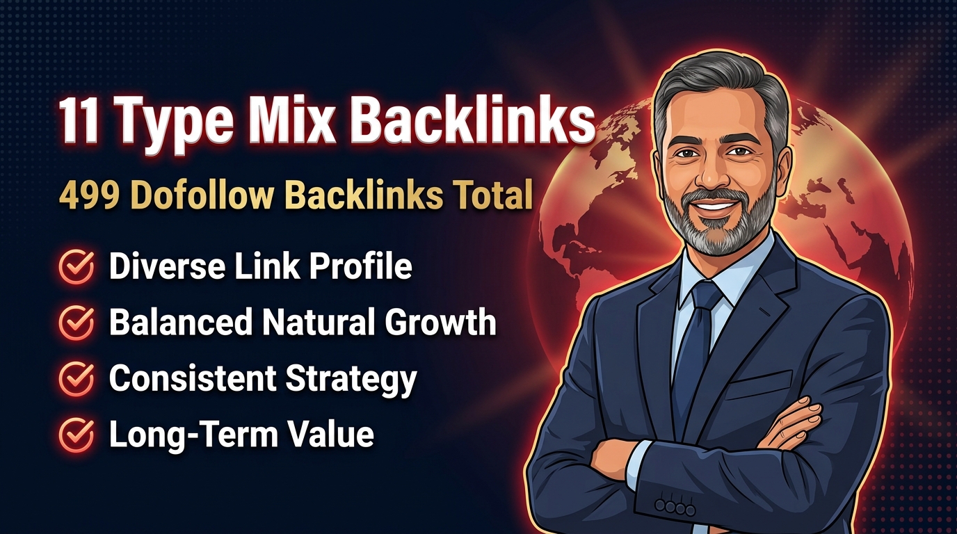 499 Dofollow Backlinks Across 11 Link Types for Full SEO Coverage