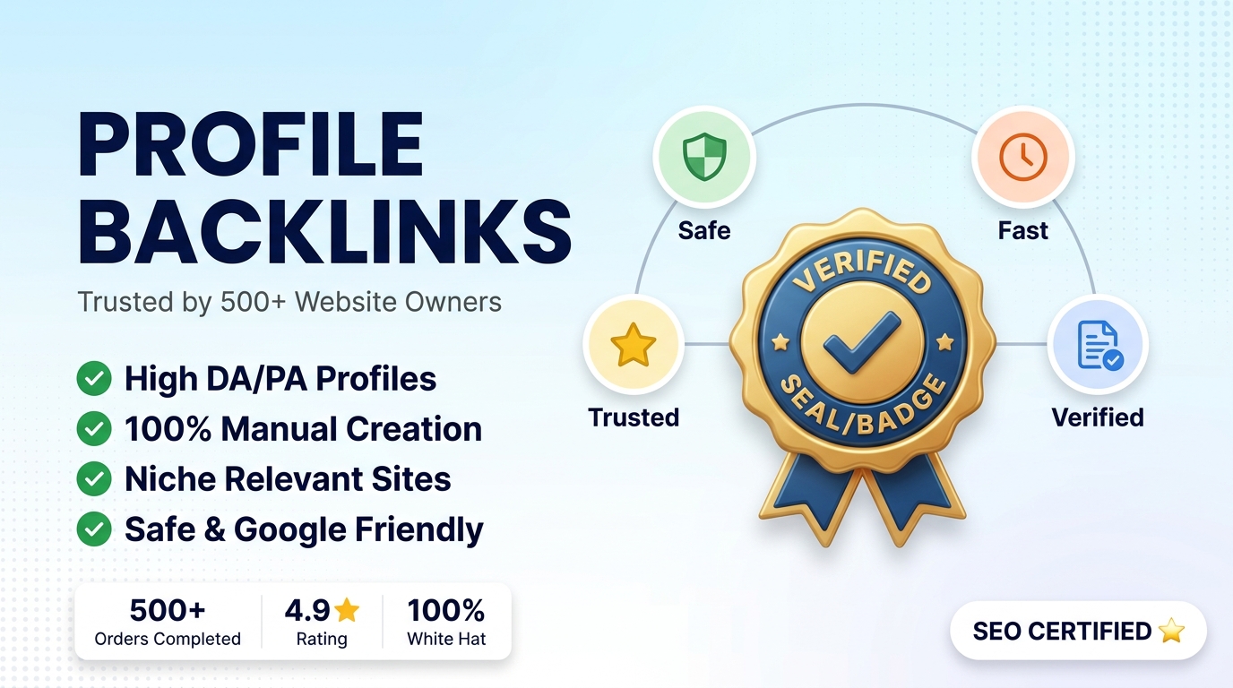I Will Make 700 High Quality Da 50 to 90 Dofollow SEO Profile Backlinks for Perfect Link Building
