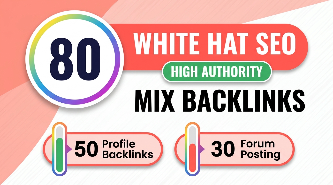 I will create Top Quality 80 SEO Mix Backlinks PR9 ba...