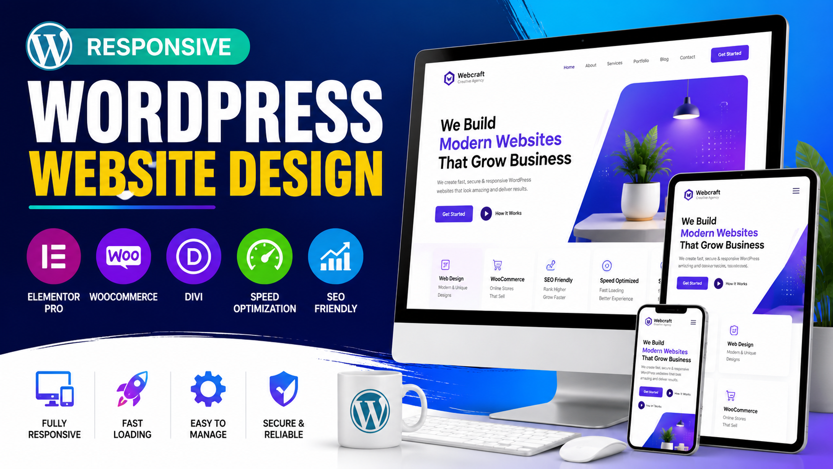 WordPress Developer, Elementor Pro, WooCommerce, D...