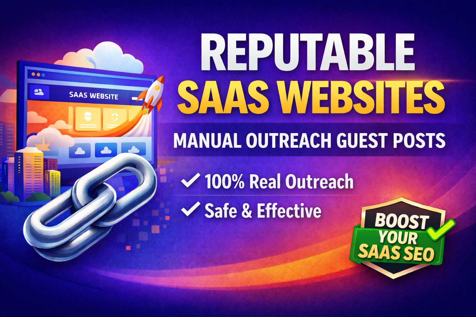 I will provide link insertion on Reputable SaaS websites