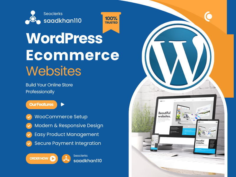 I Will Create a Responsive & Modren WordPress Ecommerce Website
