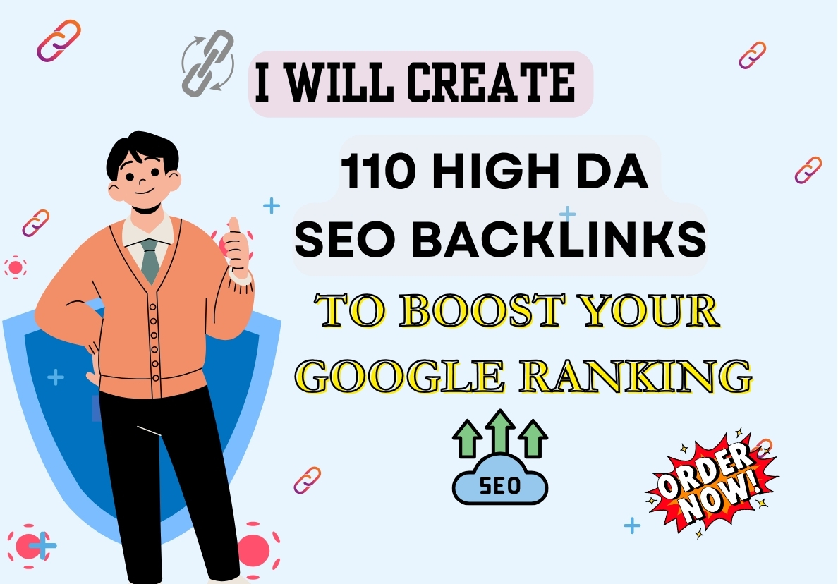 I will provide premium SEO backlinks with high DA lin...