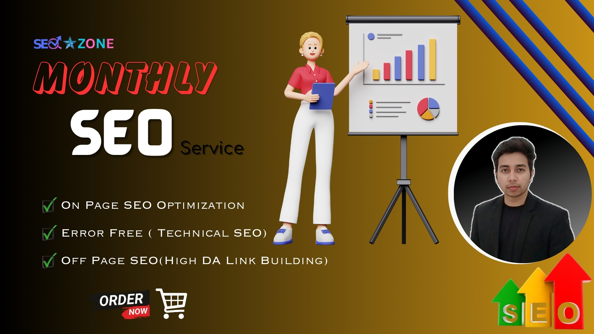 I will Do Monthly SEO Service in Google Ranking and T...