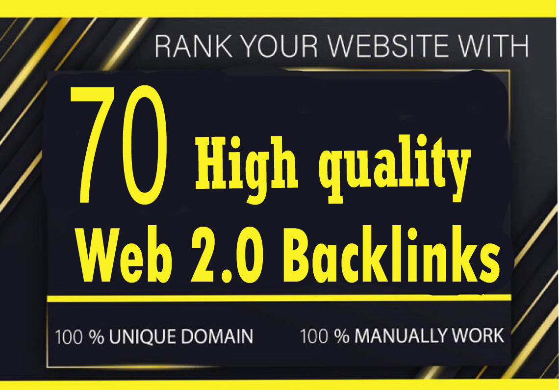 I will Do 70 powerful Web 2.0 Backlinks to Boost Your...