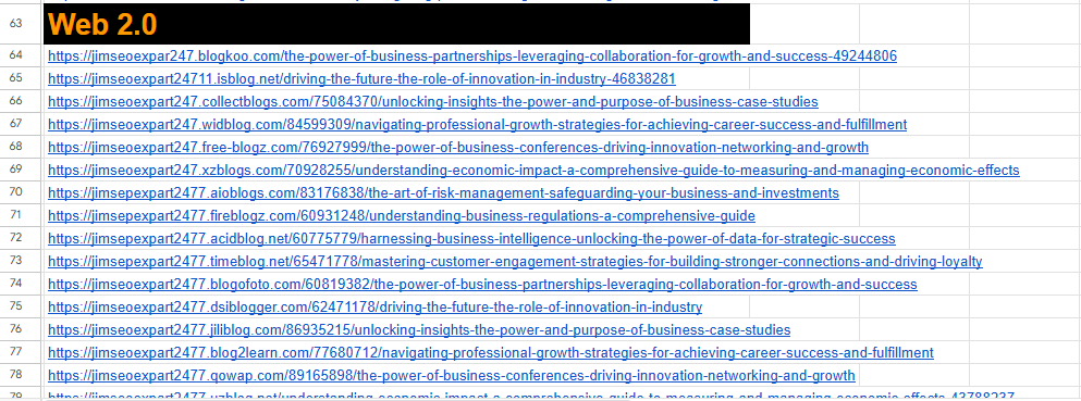 Boost Your Website with High-Quality 200 Web 2.0 Backlinks! 