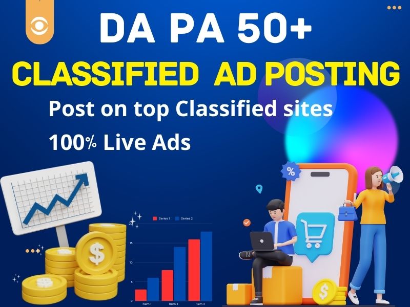 I will promote your business in top 70 classified ad ...