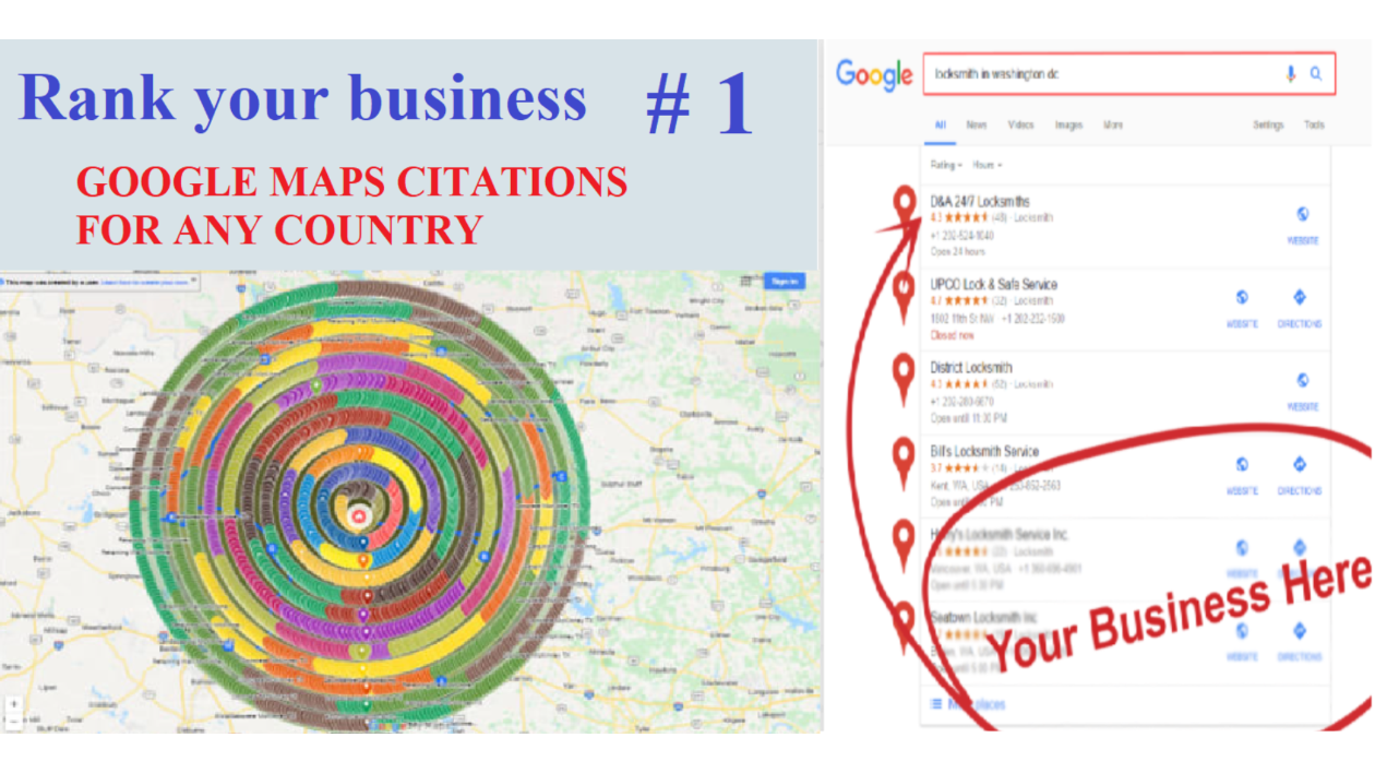 200+ Google Map Citations for Local SEO | High Authority Local Citations to Rank Google Maps