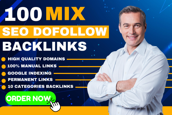 I will provide 100 mix seo dofollow High quality Back...
