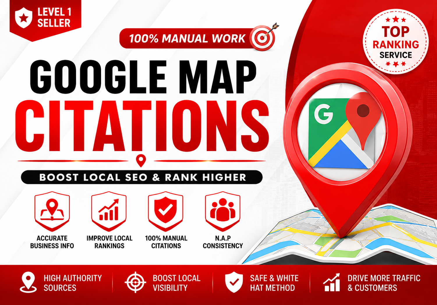 Top Create 20 Accurate Google Map Citations for Local...