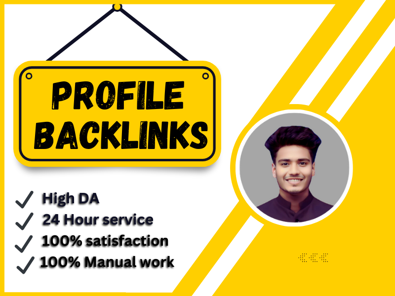 I will build 100 high authority da 90 plus SEO profil...