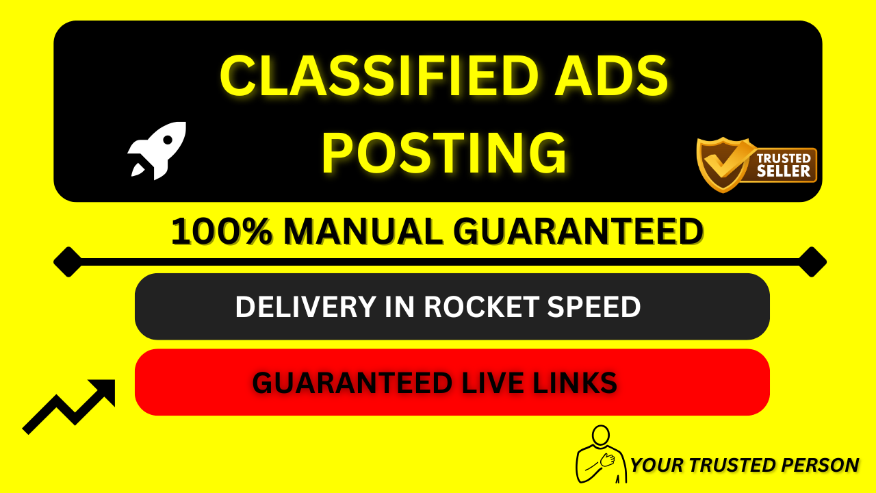 I will 300 post classified ads on the top classified ...