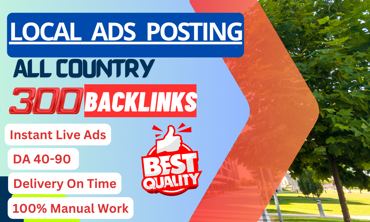 I Will Post Local Ads For Your Business With 100 High...