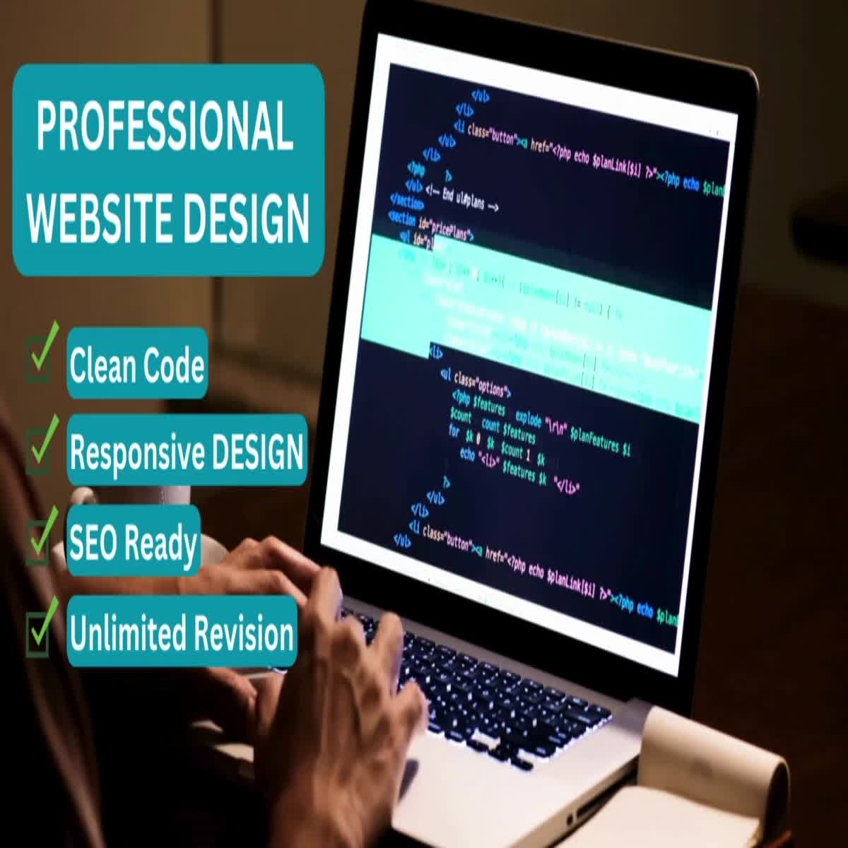 Professional Responsive Website Design in WORDPRESS