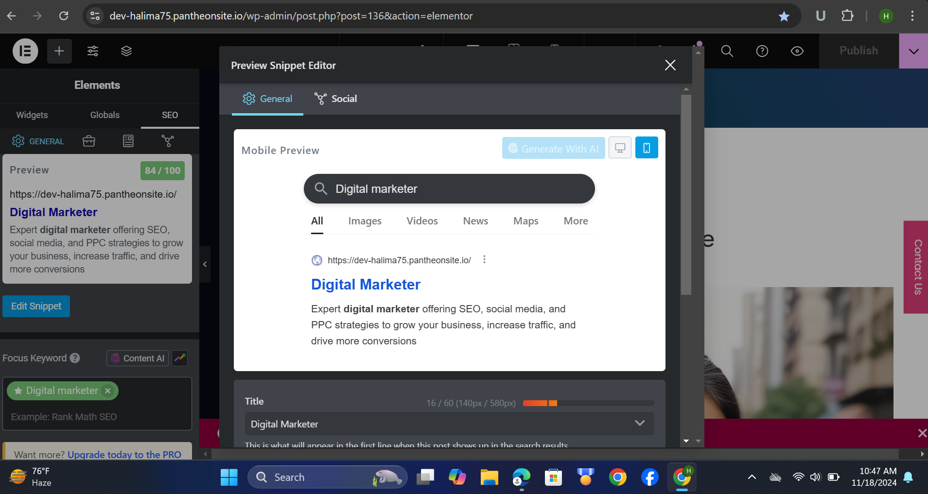 Professional SEO Services: One Page SEO, Shopify SEO, WordPress SEO, and On-Page Optimization 