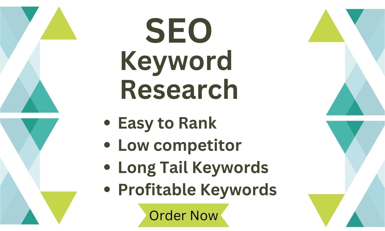 I will do perfect Seo keyword research, competitor analysis, SEO Audit for you