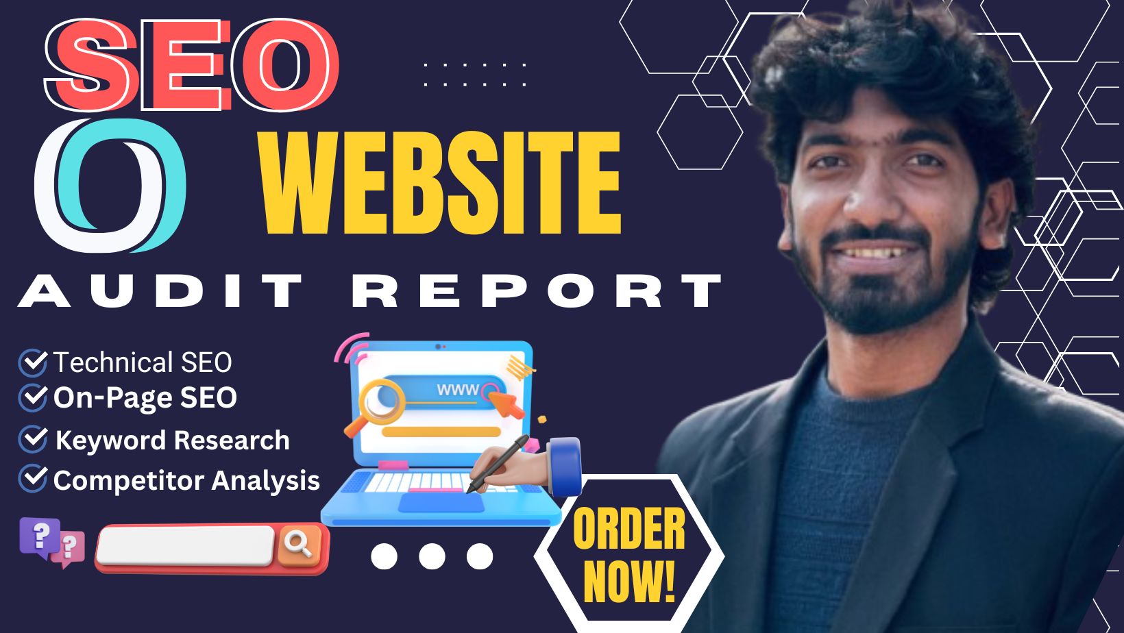 I will do Website Audit And SEO Audit Report for your...